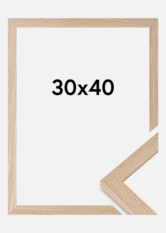 Cornice BGA Classic Vetro acrilico Rovere 30x40 cm