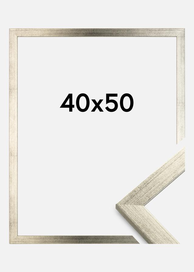 Cornice Stilren Vetro acrilico Argento 40x50 cm