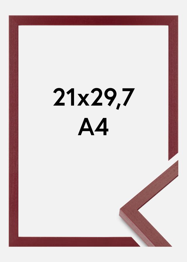 Colorful Vetro acrilico Rosso 21x29,7 cm (A4)