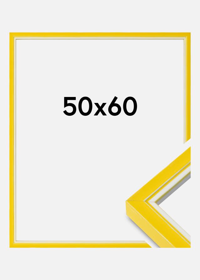 Cornice Diana Acrilico Giallo 50x60 cm