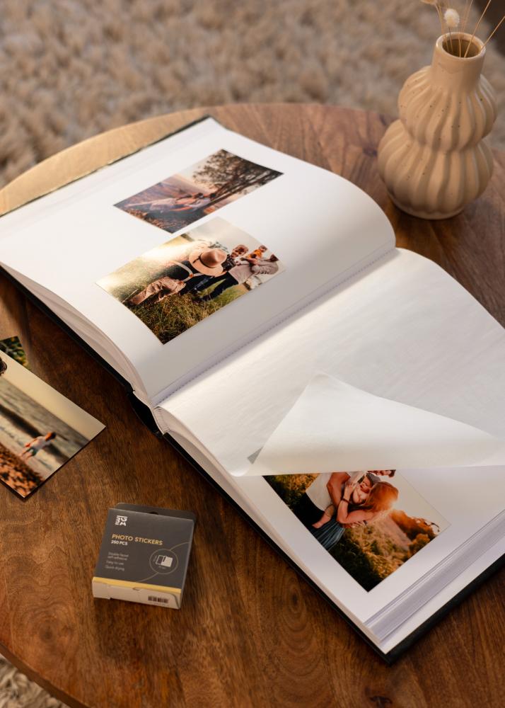 Classico Album Nero - 32x34 cm (100 Pagine bianche / 50 fogli)