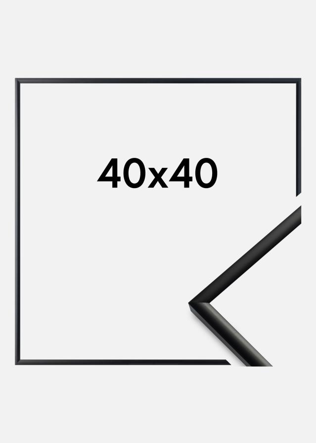 Cornice New Lifestyle Vetro acrilico Nero opaco 40x40 cm