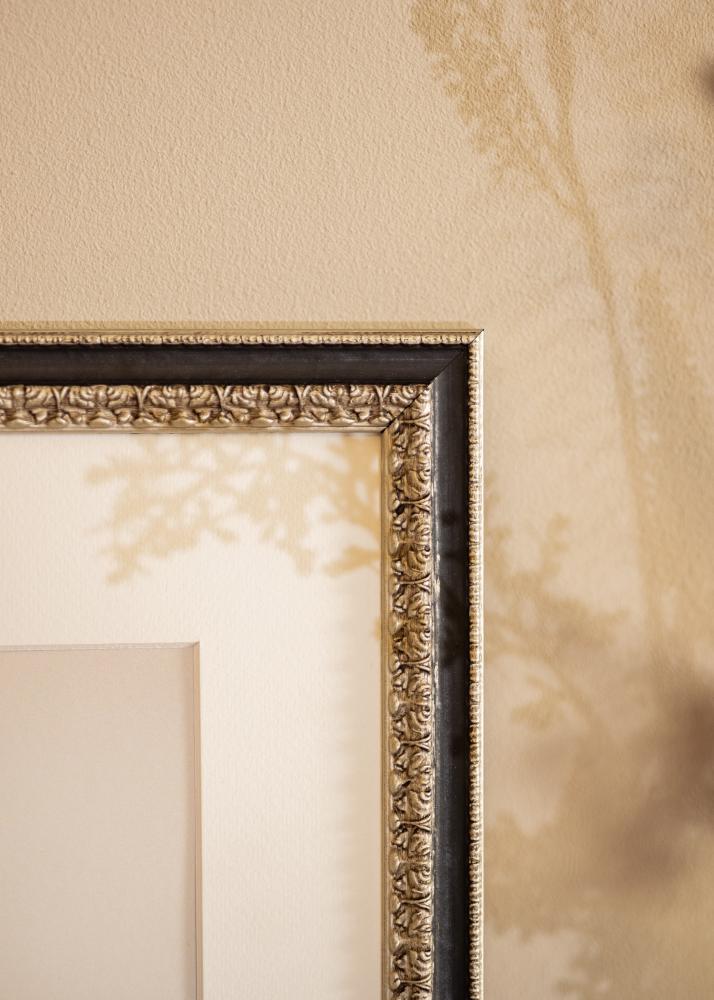 Cornice Drottningholm Argento II - Dimensioni personalizzabili