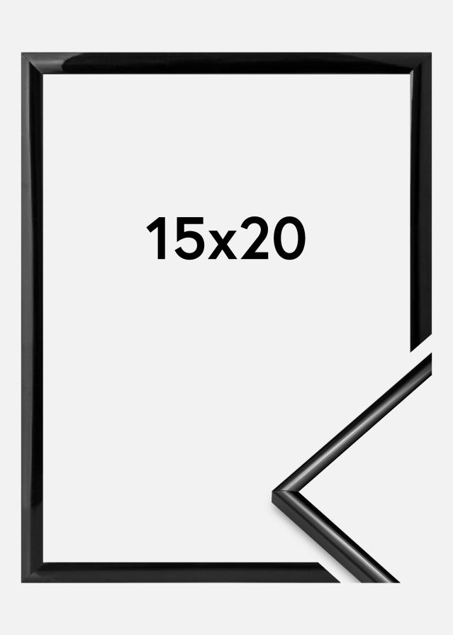 Cornice New Lifestyle Vetro acrilico Nero 15x20 cm
