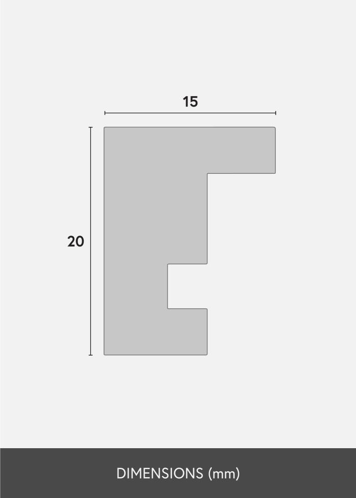 Cornice Ares Vetro Acrilico Noce 21x29,7 cm (A4)