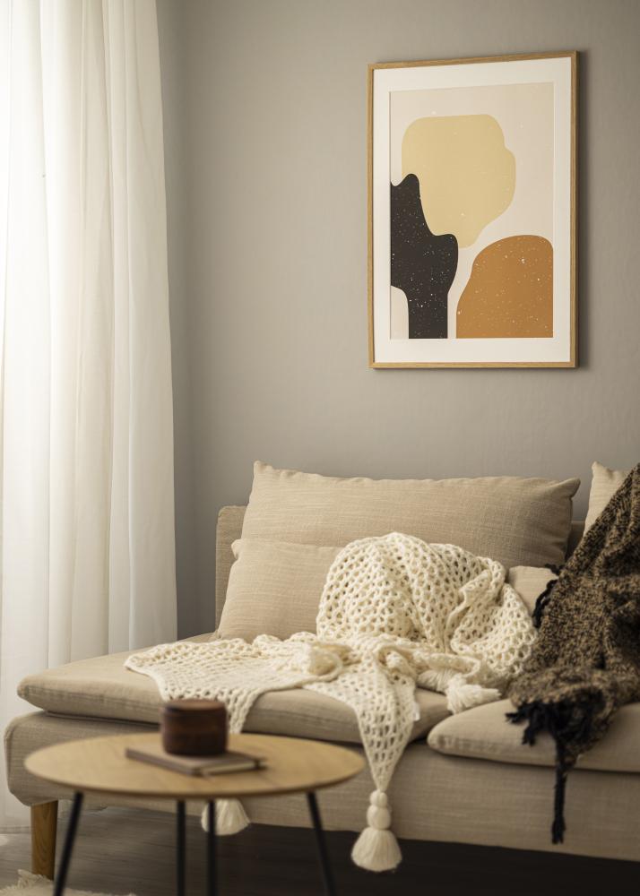 Cornice Soul Oak Veneer 70x100 cm - Passe-partout Bianco 60x90 cm