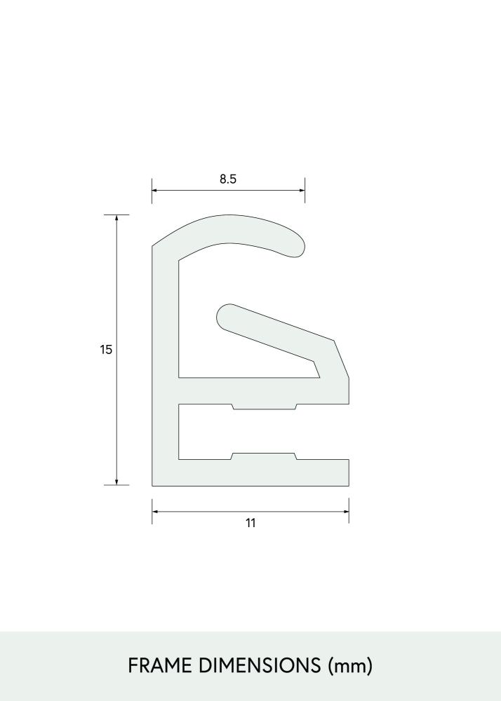 Cornice per puzzle Nero 70x100 cm