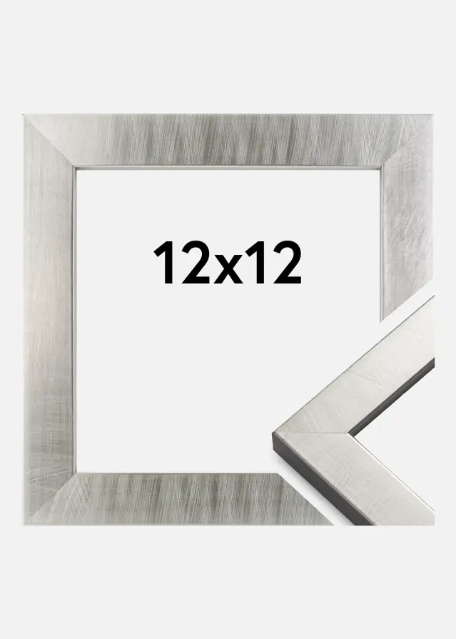Cornice Uppsala Argento 12x12 cm