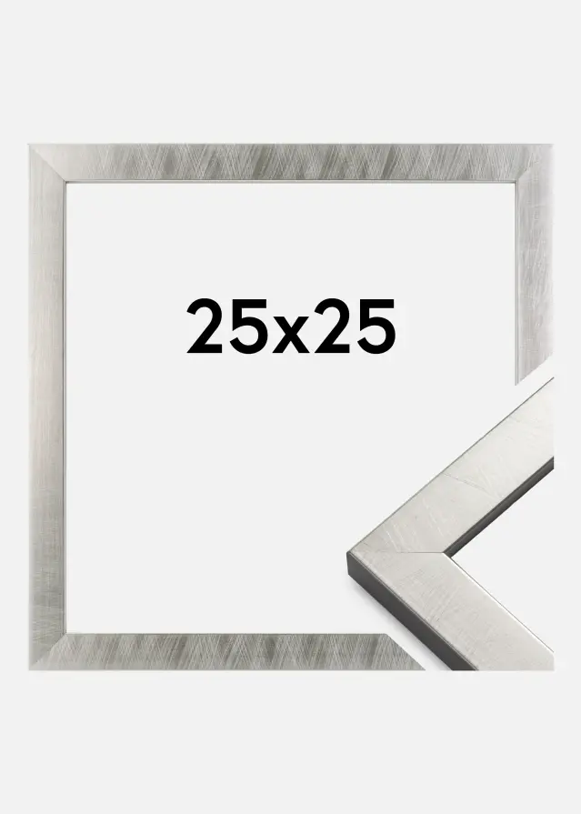 Cornice Uppsala Argento 25x25 cm