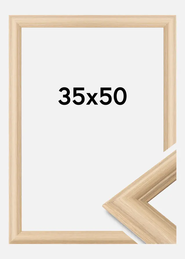 Cornice Västkusten Vetro acrilico Rovere 35x50 cm