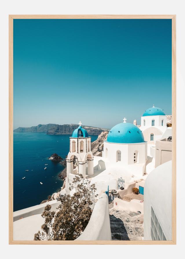 Poster Grecia Blu