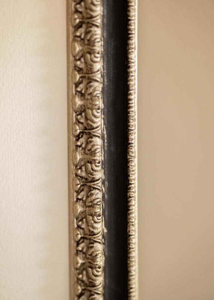 Cornice Drottningholm Argento II - Dimensioni personalizzabili