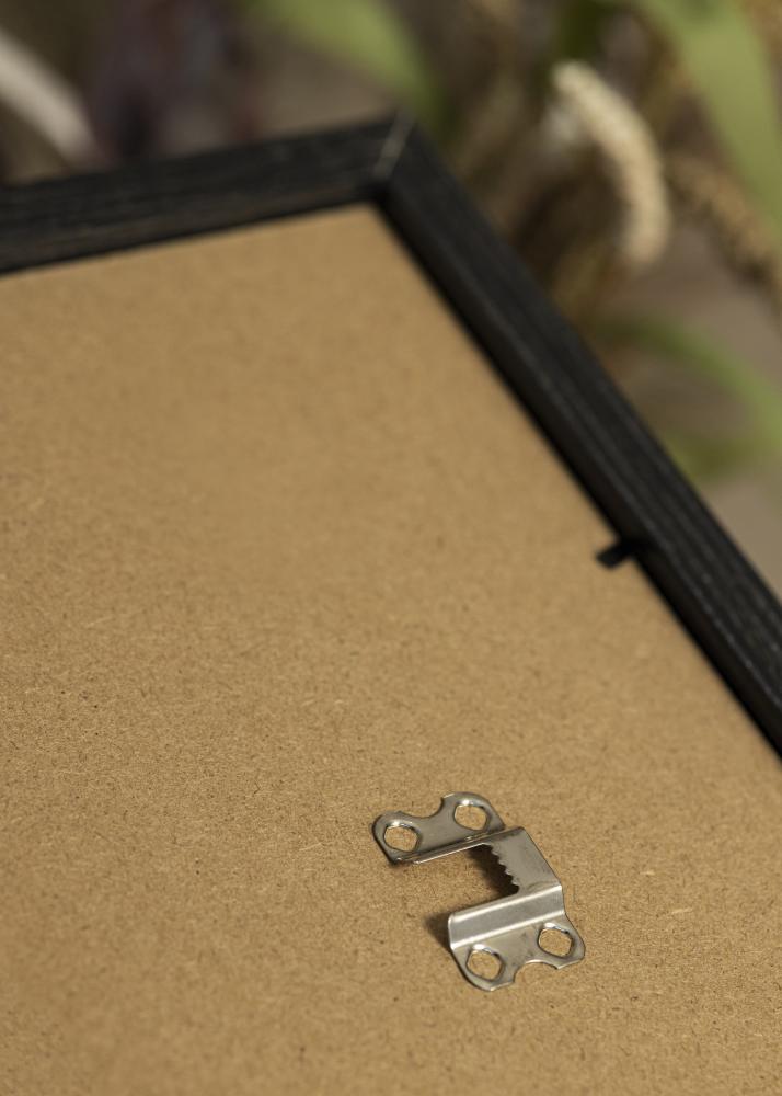 Cornice Fiorito Vetro acrilico Grigio scuro 50x60 cm