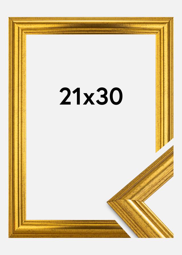 Cornice Västkusten Vetro acrilico Oro 21x30 cm