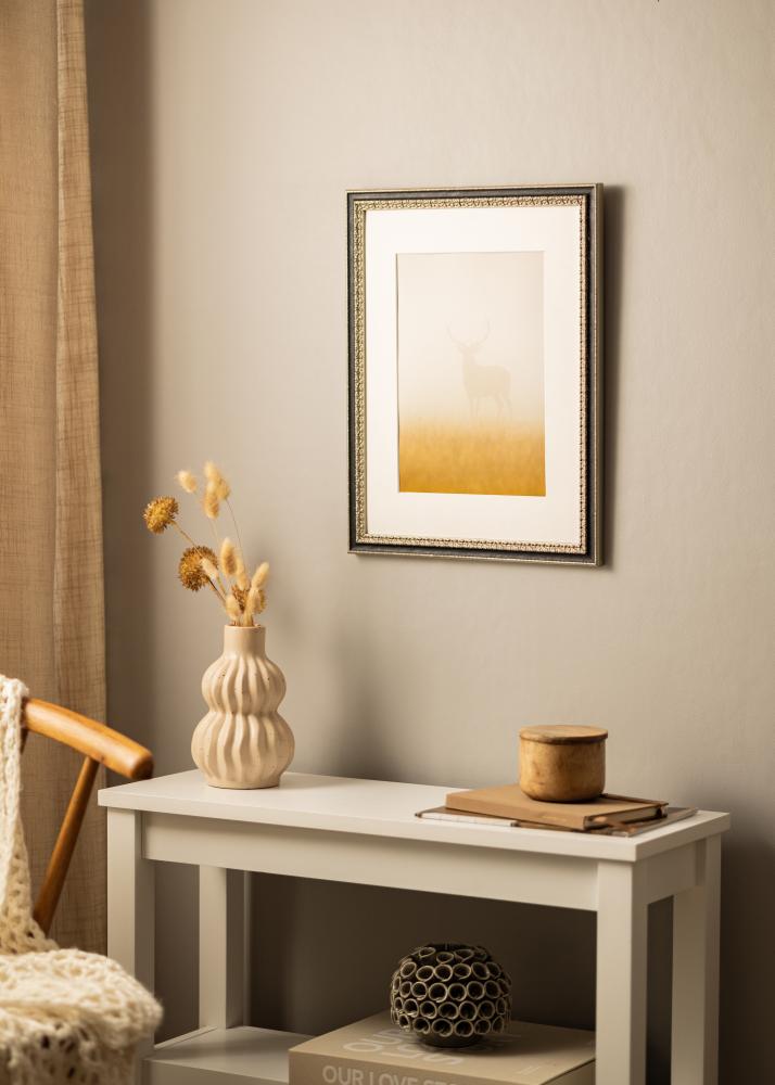 Cornice Drottningholm Argento II - Dimensioni personalizzabili