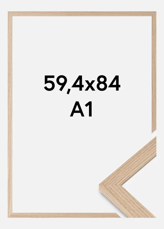 Cornice BGA Classic Vetro acrilico Rovere 59,4x84,1 cm (A1)