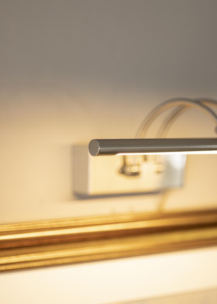 Gunnebo V962 LED illuminazione per quadri 37 cm - Nichel