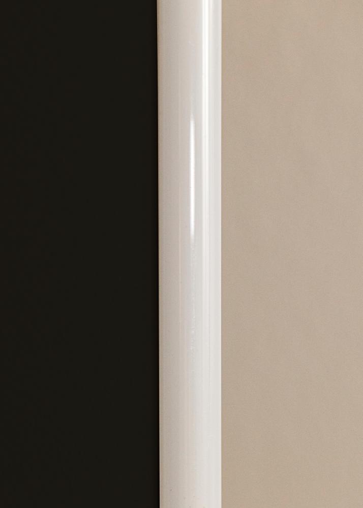 Cornice Victoria Bianco 13x18 cm - Passe-partout Nero 9x12 cm