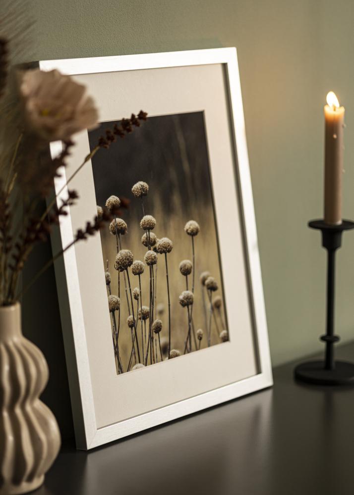 Cornice Selection Argento 13x18 cm - Passe-partout Bianco 10x12 cm