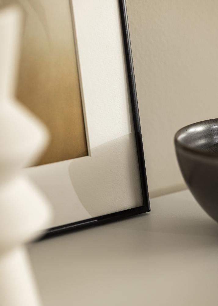 Cornice Visby Vetro acrilico Nero 70x100 cm