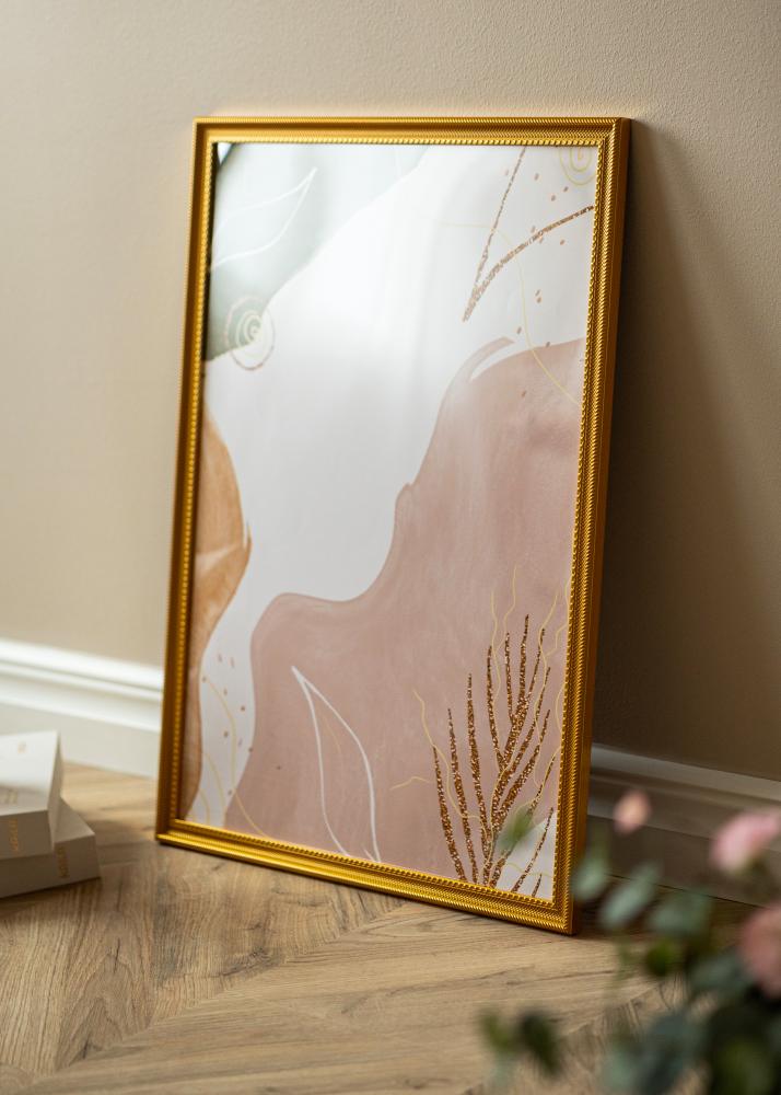 Cornice Lattice Vetro Acrilico Oro 42x59,4 cm (A2)