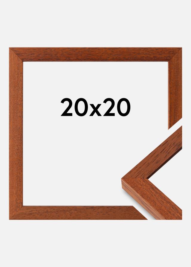 Cornice Hermes Vetro Acrilico Ciliegia 20x20 cm