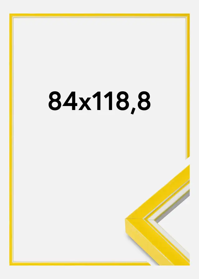 Cornice Diana Acrilico Giallo 84,1x118,9 cm (A0)