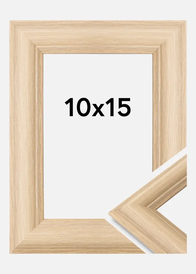 Cornice Västkusten Vetro acrilico Rovere 10x15 cm