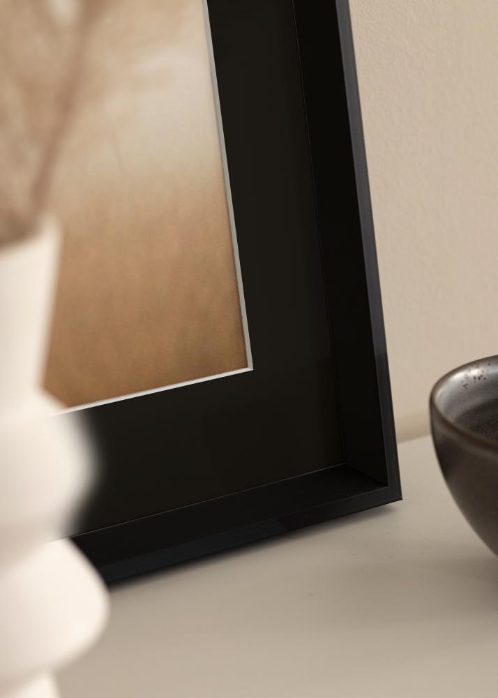 Cornice Globe Nero 50x60 cm - Passe-partout Nero 35x45 cm