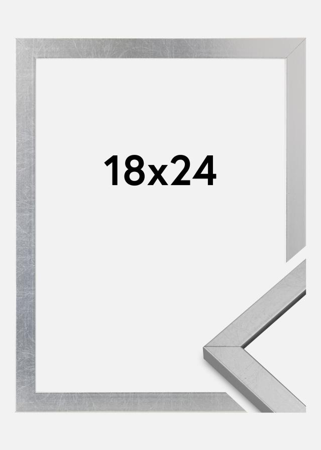 Cornice Minerva Acrilico Argento 18x24 cm