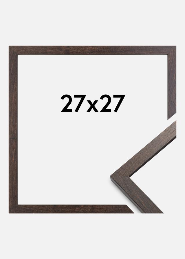 Cornice Trendy Vetro Acrilico Noce 27x27 cm