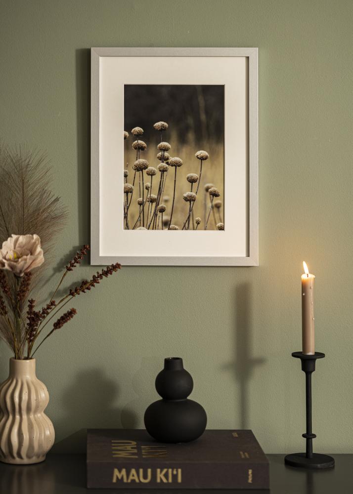 Cornice Selection Argento 13x18 cm - Passe-partout Bianco 10x12 cm