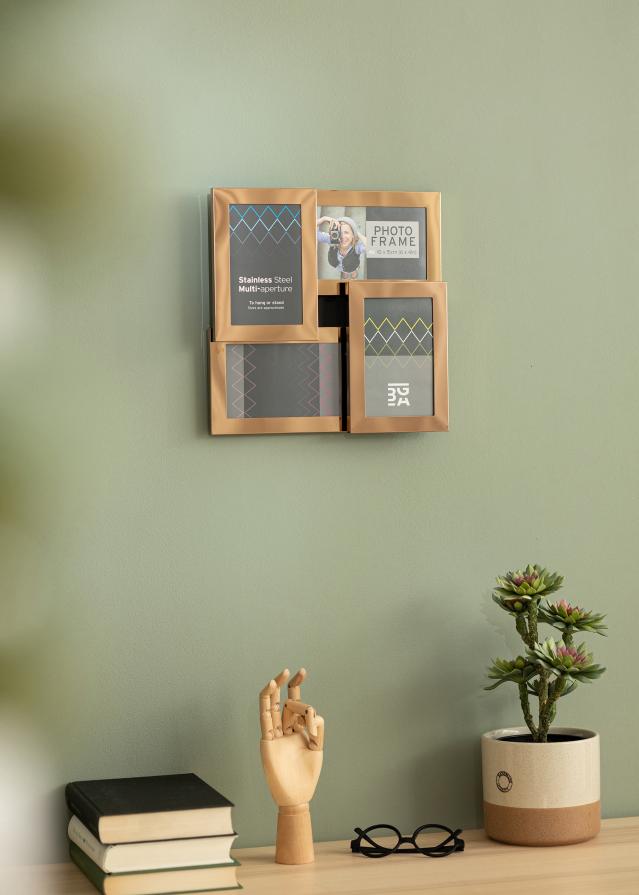 Stainless Steel Cornici multiple Oro rosa - 4 Immagini