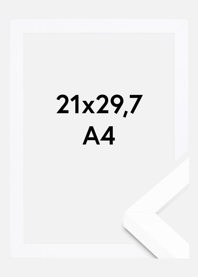 BGA Cornice profonda Vetro acrilico Bianco 21x29,7 cm (A4)