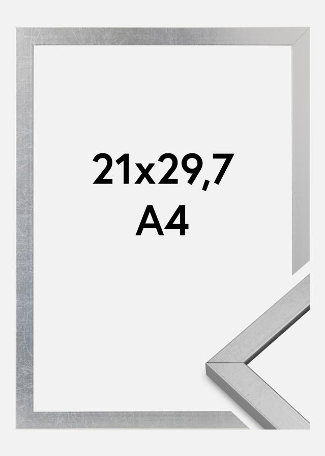 Cornice Minerva Acrilico Argento 21x29,7 cm (A4)