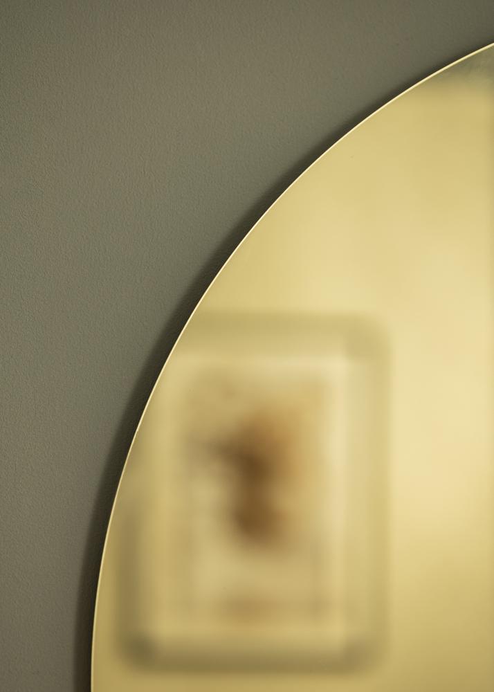 Specchio Crystal Yellow 70 cm Ø