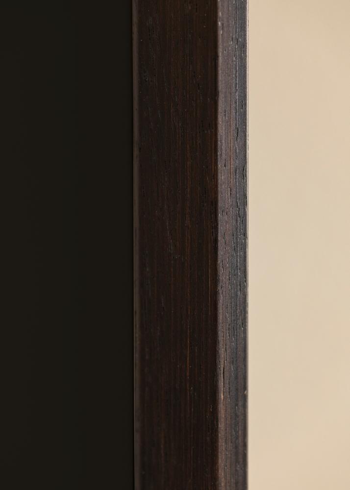 Cornice Globe Espresso 40x40 cm - Passe-partout Nero 30x30 cm