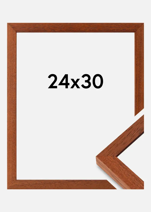 Cornice Hermes Vetro Acrilico Ciliegia 24x30 cm