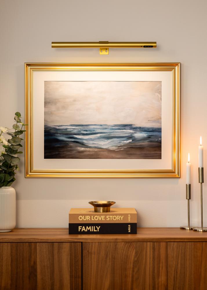 KAILA Halo Illuminazione per Quadri a Batteria 50 cm - Oro