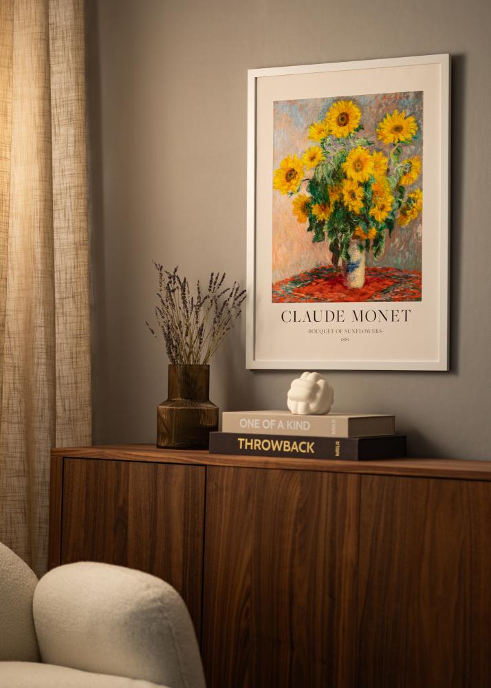 Cornice Deco Vetro acrilico Bianco 60x80 cm