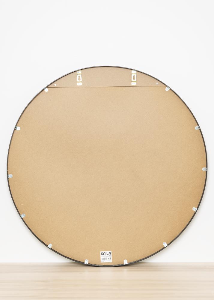 KAILA Rotondo Specchio Edge Black 110 cm Ø