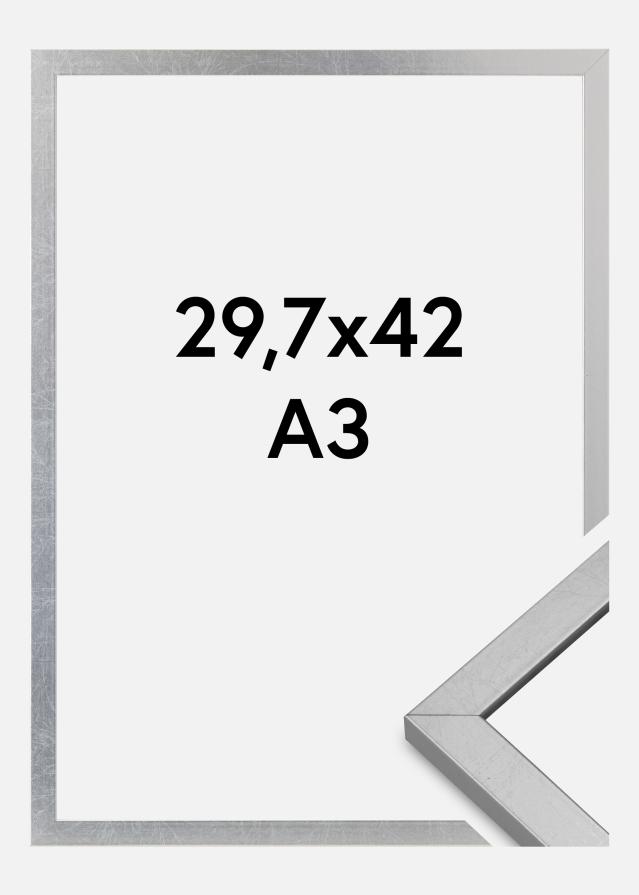 Cornice Minerva Acrilico Argento 29,7x42 cm (A3)