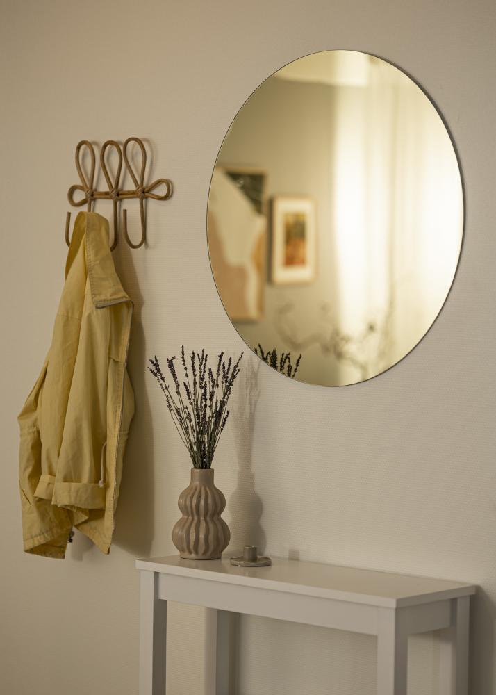 Specchio Crystal Yellow 70 cm Ø