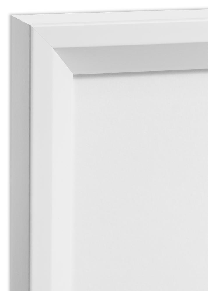 Cornice Globe Bianco 40x100 cm - Passe-partout Nero 30x91 cm