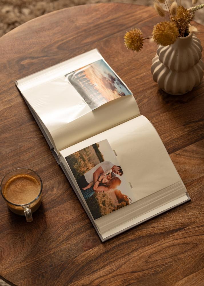 Memories Linen Album Grigio scuro - 200 Immagini in formato 10x15 cm
