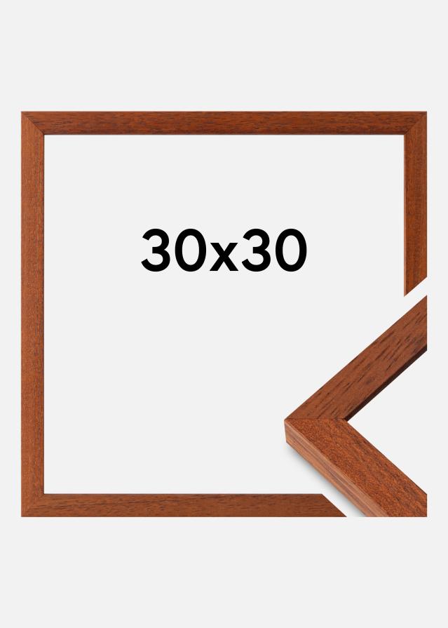 Cornice Hermes Vetro Acrilico Ciliegia 30x30 cm