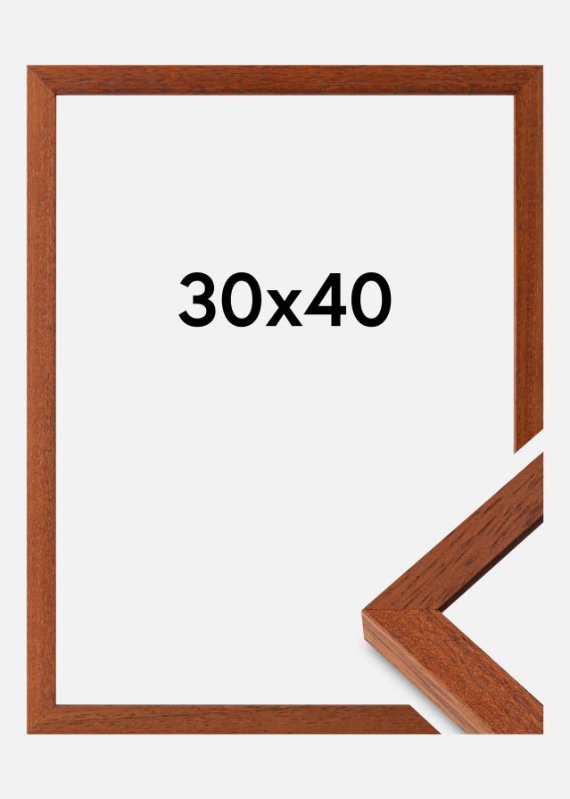 Cornice Hermes Vetro Acrilico Ciliegia 30x40 cm