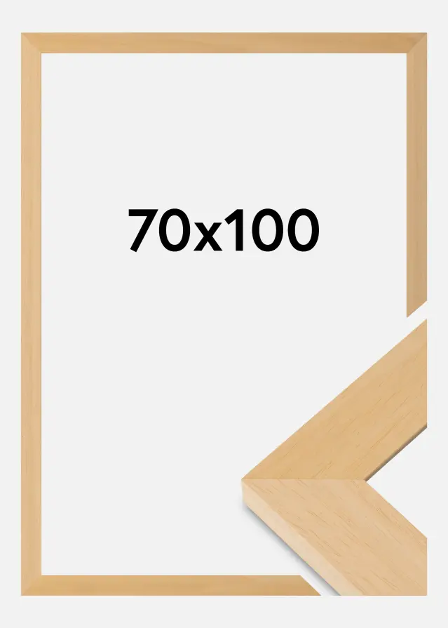 Cornice Juno Vetro Acrilico Legno 70x100 cm