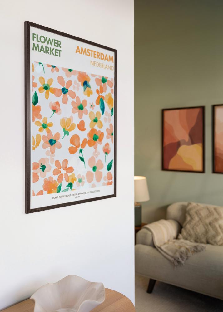 Cornice Trendy Vetro acrilico Noce 50x70 cm