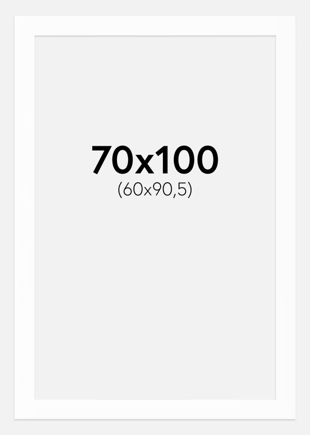 Passe-partout Canson Bianco (Bordo interno bianco) 70x100 cm (60x90,5)